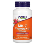 MK - 7 Vitamina K2 100mg - 120 caps / Now