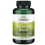 Raiz de Regaliz Licorice Root - 100 capsulas / Swanson