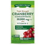 Cranberry Concentrado + Vitamina C - 90 caps  / Nature´s Truth