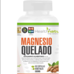 Magnesio Quelado 500mg - 60 capsulas / Health Natural