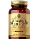 Vitamina E 268mg 400IU - 100 softgels / Solgar