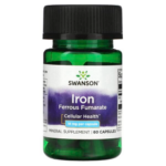 Hierro Fumarato Ferroso 18mg - 60 caps / Swanson