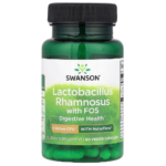 Probioticos Lactobacillus Rhamnosus con FOS - 60 caps / Swanson