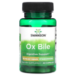 Ox Bile Bilis de Buey 90mg - 60 caps / Swanson
