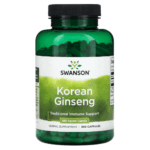 Ginseng Coreano 500mg - 100 capsulas / Swanson