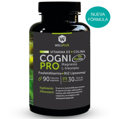 7be018d7-bd08-4106-93d7-c1f6dc324a95.png CogniPro (L-Treonato de Magnesio) - 90 Capsulas / WellPlus - Imagen 1