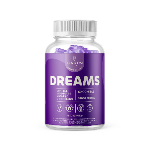 874902a9-f422-4616-9d55-8662783ede4e.png Dreams Magnesio L-Triptofano Vit B6 - 60 gomitas / Karun Life - Imagen 1