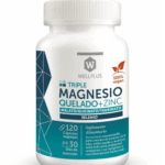 Magnesio Quelado Triple (+ Zinc) - 120 Capsulas / Wellplus