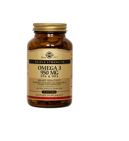 081ad702-b249-4fd0-bc7d-81850bad2096.png Omega 3 Triple Strength 950mg - 50 Softgel / Solgar - Imagen 1