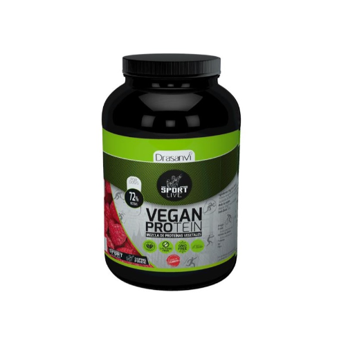 0a3fd619-0a50-468d-b90c-bba33a127d4a.png Proteina Vegana Sabor Frambuesa - 600grs / Drasanvi - Imagen 1