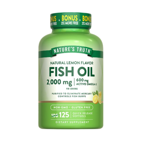 0bc99aa3-01fe-4edd-8f5b-3090c98a0fc9.png Omega 3 2000mg Sabor Limon - 125 Softgel / Nature's Truth - Imagen 1