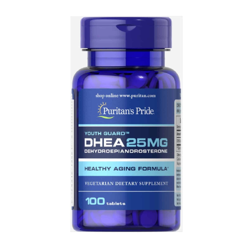 153042b9-4139-4d13-b7d1-cbc37b62180d.png DHEA 25mg - 100 tabletas / Puritan´s Pride - Imagen 1