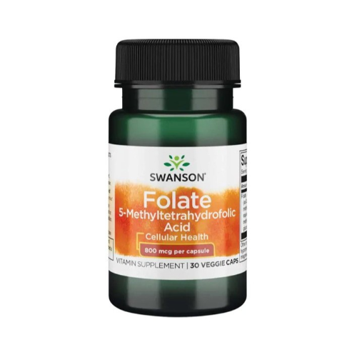 194758d7-711e-11ea-8d93-0603130a05b8.png Folate 800mcg High Potency - 30 capsulas / Swanson - Imagen 1