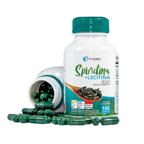 1aafa905-711e-11ea-8d93-0603130a05b8.jpg Spirulina + Lecitina 150 capsulas SpirulinaMater - Imagen 1