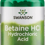 Betaina HCl Acido Clorhidrico 325mg - 250 caps / Swanson