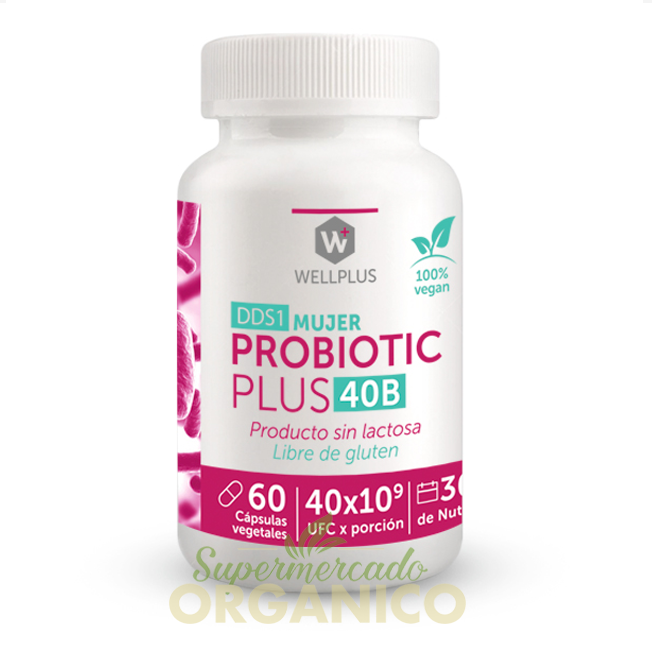 2abdd56e-711f-11ea-8d93-0603130a05b8.png Probiotic Plus 40B - 60 capsulas / WellPlus - Imagen 1