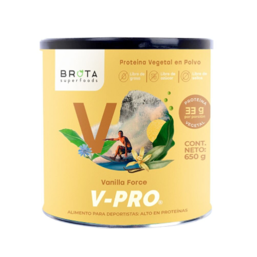 2e7f784f-33b0-45b8-ac90-943ad6e17095.png Proteina V-Pro Vainilla Force - 650grs / Brota - Imagen 1