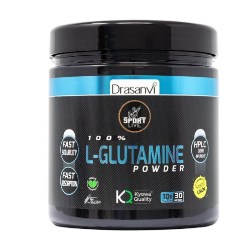 31756288-c4e4-4b1f-ab81-36a6aec705ea.png L - Glutamina Sabor Limon en Polvo - 300grs / Drasanvi - Imagen 1