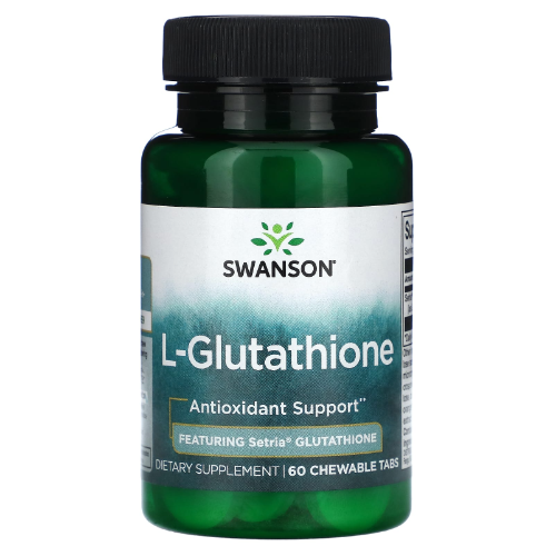 37e97cd6-eb7e-4be1-b7fb-88841fa0890a.png L - Glutathione 50mg - 60 tabletas / Swanson - Imagen 1
