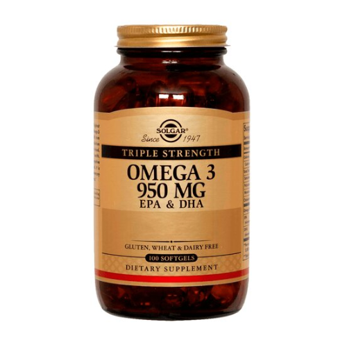 39359976-889d-4e81-b892-44074a392f18.png Omega 3 Triple Strength 950mg - 100 Softgel / Solgar - Imagen 1