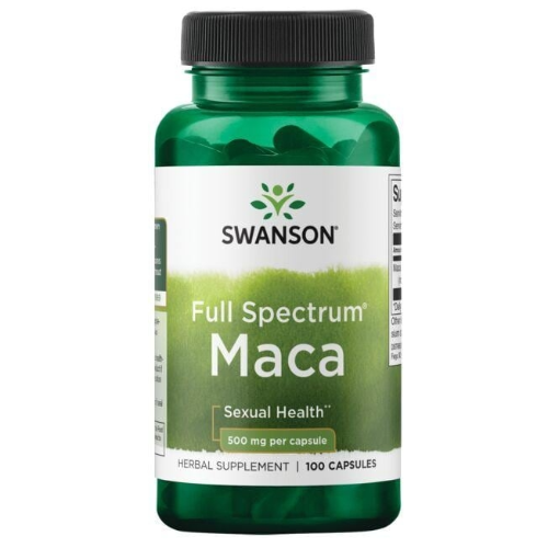 432435bd-b2d7-44b9-8224-8fb814d29386.png Maca 500mg - 100 capsulas / Swanson - Imagen 1
