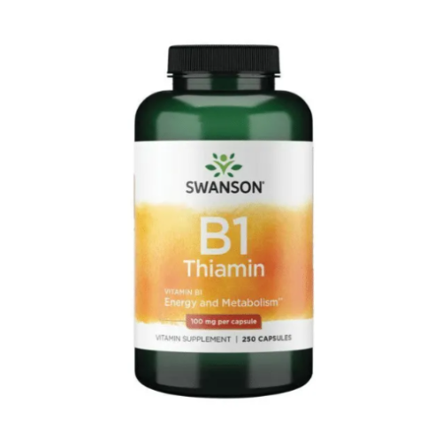 5de399e9-7a8c-493c-84d4-792f3ec3ced4.png Vitamina B1 Tiamina 100mg - 250 caps / Swanson - Imagen 1