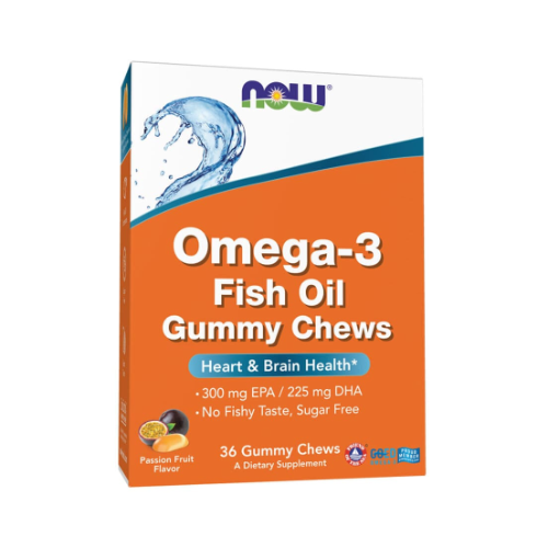 5e72d2bb-08a9-4d83-9152-32787e81bd07.png Omega-3 Masticable Sabor Maracuya - 36 Gomitas / Now - Imagen 1