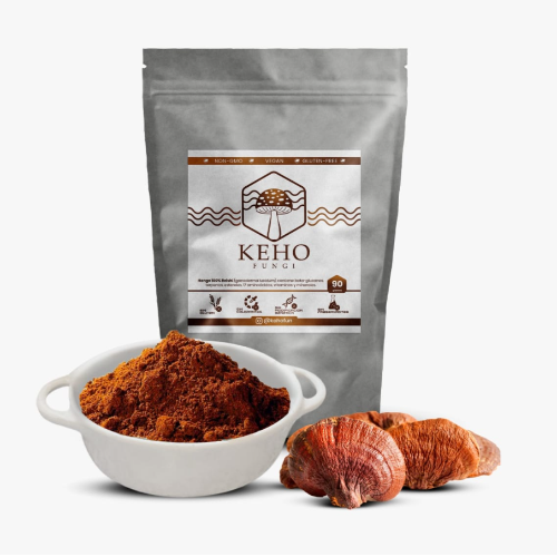 852fca36-13b8-4a0e-a394-210617c9eeff.png Reishi Organico - 90 gr / Keho Fungi - Imagen 1