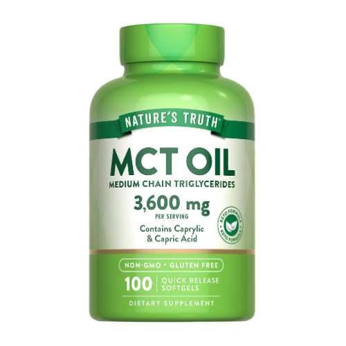 9459c844-96f3-472f-8eb4-eb8381627eda.png MCT Oil 3600mg – 100 softgel / Nature's Truth - Imagen 1