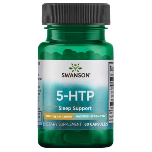 a8bab85d-7af8-4314-a58c-3adb767fac2e.png 5-HTP Máxima Potencia 200mg - 60 Veg Caps / Swanson - Imagen 1