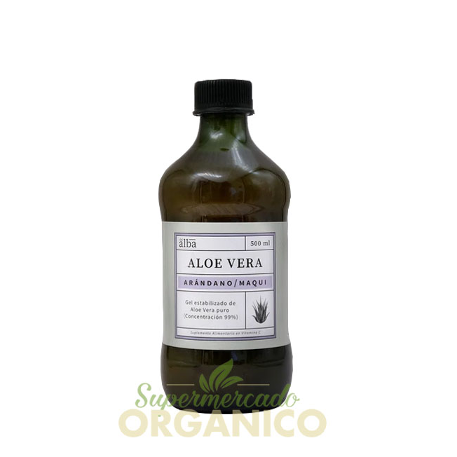 b3179754-711e-11ea-8d93-0603130a05b8.png Aloe Vera Arandano Maqui Gel - 500ml / Del Alba - Imagen 1