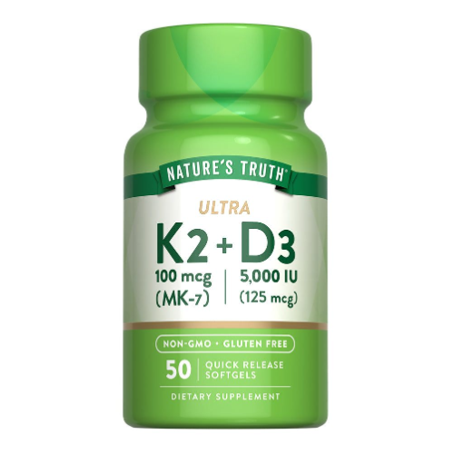 b574607f-4458-4851-bfc6-9840ef565cc3.png Vitamina Ultra K2 MK-7 + D3 5000ui - 50 softgel / Nature's Truth - Imagen 1