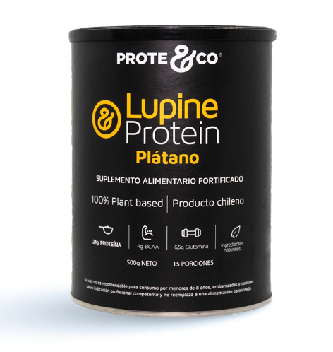 ba753c92-9929-4dd7-a69f-7c59464e5d35.png Proteina de Lupino Plátano - 500 gr / Prote & Co - Imagen 1