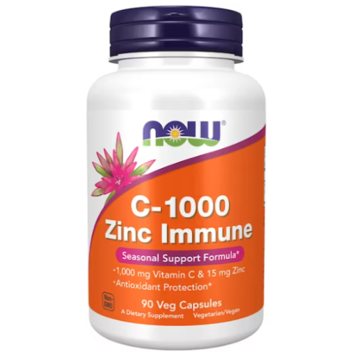 c2afc241-bf39-41b5-b93d-f8ea60d96ac0.png Vitamina C 1000 Zinc Inmune - 90 capsulas / Now - Imagen 1