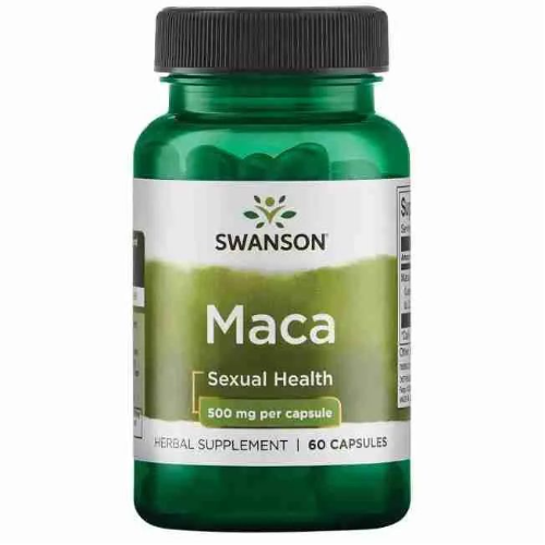 e8847238-053b-4b94-aa54-9ba7a085facd.png Maca 500mg - 60 capsulas / Swanson - Imagen 1