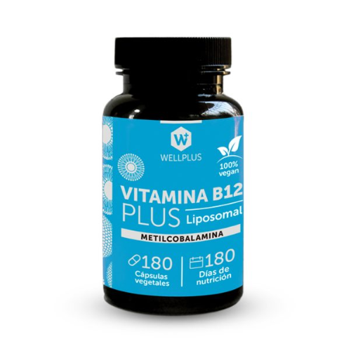 eaabe05b-0a54-4dde-ba63-805265c63101.png Vitamina B12 Plus - 180 capsulas / Wellplus - Imagen 1