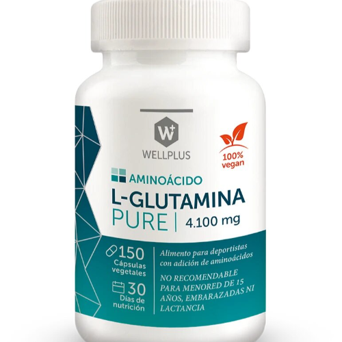 f495f2a7-121c-4c84-8d7d-c1fc946718a1.png L-Glutamina Pure - 150 Capsulas / Wellplus - Imagen 1