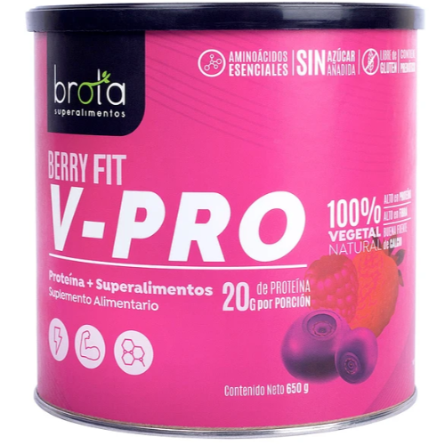 f9509858-8645-4056-8921-5f757bb1e623.png Proteina V-Pro Berry Fit - 650g / Brota - Imagen 1