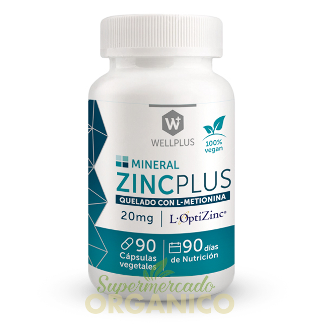 fabe1062-711f-11ea-8d93-0603130a05b8.png Zinc Plus Quelado 20mg - 90 capsulas / Wellplus - Imagen 1