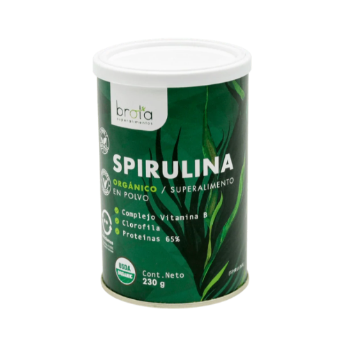 ff3a60a6-bedb-40ac-8a44-7ff293620be2.png Spirulina en Polvo - 230grs / Brota - Imagen 1