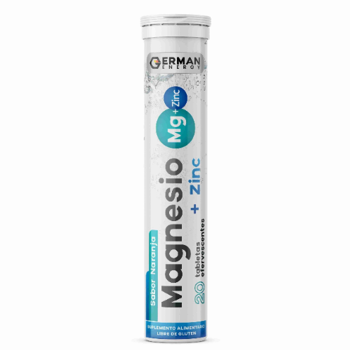 2fea0fd7-5ac9-4667-abf9-ec9f33ed6a21.png Magnesio Zinc Efervescente Naranja - 20 tabletas / German Energy - Imagen 1