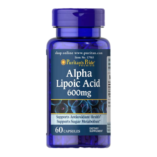 8893054e-b5fc-455a-a061-14036ac90341.png Acido Alfa Lipoico 600mg - 60 caps / Puritan’s Pride - Imagen 1
