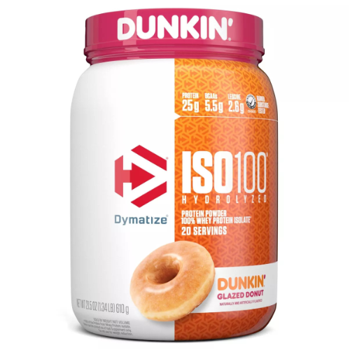 90141316-42ac-4d92-80c8-04d9309af640.png Whey Protein ISO100 Hidrolizada Glazed Donut – 610g / Dymatize - Imagen 1