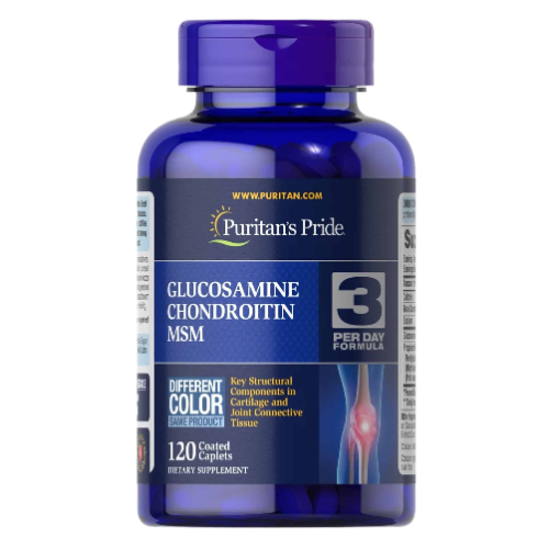 bff99312-8a31-4316-bbe2-1c8bf89042a1.png Glucosamina Condroitina MSM - 120 Tabletas / Puritan’s Pride - Imagen 1