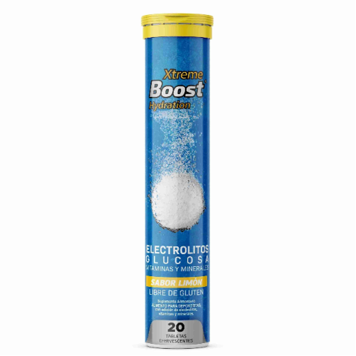 c4b70dfb-bf23-49f6-8688-3e9a5645fcc9.png Electrolitos Xtreme Limon Efervescente - 20tabs / German Energy - Imagen 1