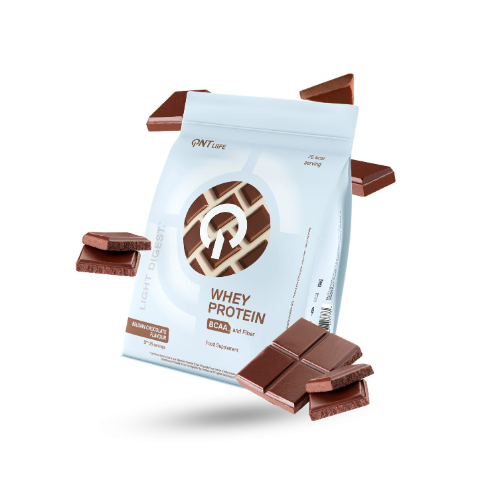 c6d22c9c-594b-4b5a-9a22-bdd49d69a37a.png Whey Protein Light Digest Chocolate - 500g / QNT - Imagen 1