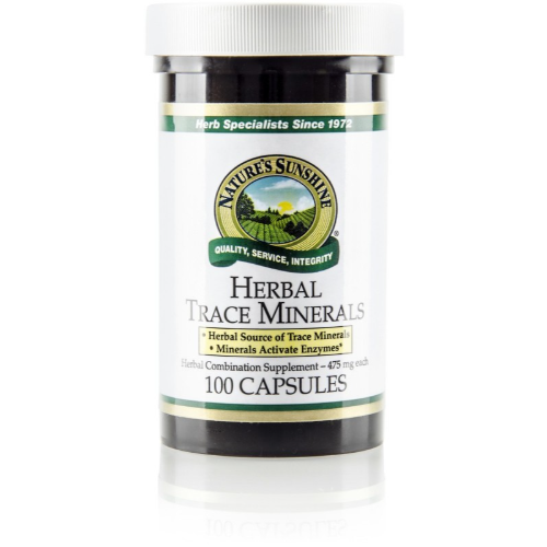 1b5544b2-a587-41af-9547-3fb37725985a.png Herbal Trace Minerals - 100 capsulas / Nature ́s Sunshine - Imagen 1
