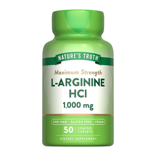 6a0251a1-9bfa-4ac3-ba40-c6de68fe3cdf.png L-Arginina HCL 1.000mg - 50 tabletas / Nature´s Truth - Imagen 1
