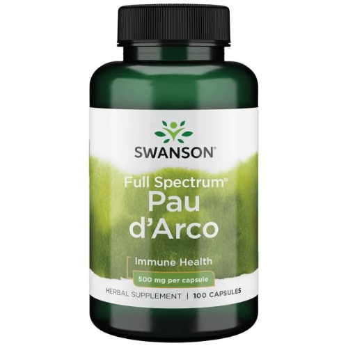 f1edbfb2-3084-4514-8182-7588211e2c3f.png Palo de Arco Full Spectrum 500mg - 100 capsulas / Swanson - Imagen 1