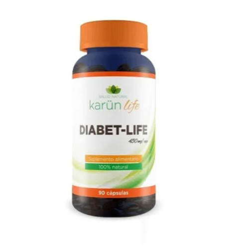 00ed2d7d-69d6-4f4a-8ca3-df5a2f67c4ab.png Diabet-Life 400mg - 90 capsulas / Karun Life - Imagen 1